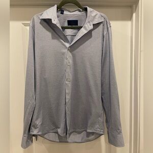 David Donahue Blue Shirt